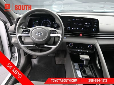 2023 Hyundai Elantra Hybrid Blue