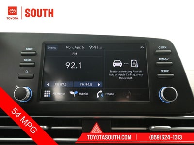 2023 Hyundai Elantra Hybrid Blue