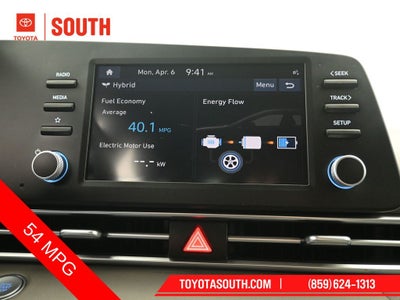 2023 Hyundai Elantra Hybrid Blue