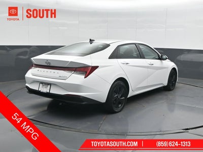 2023 Hyundai Elantra Hybrid Blue
