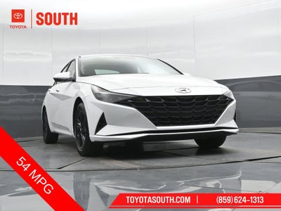 2023 Hyundai Elantra Hybrid Blue