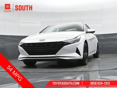 2023 Hyundai Elantra Hybrid Blue