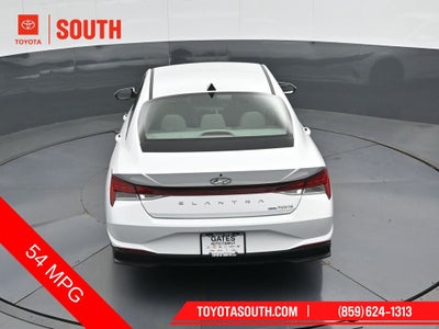 2023 Hyundai Elantra Hybrid Blue