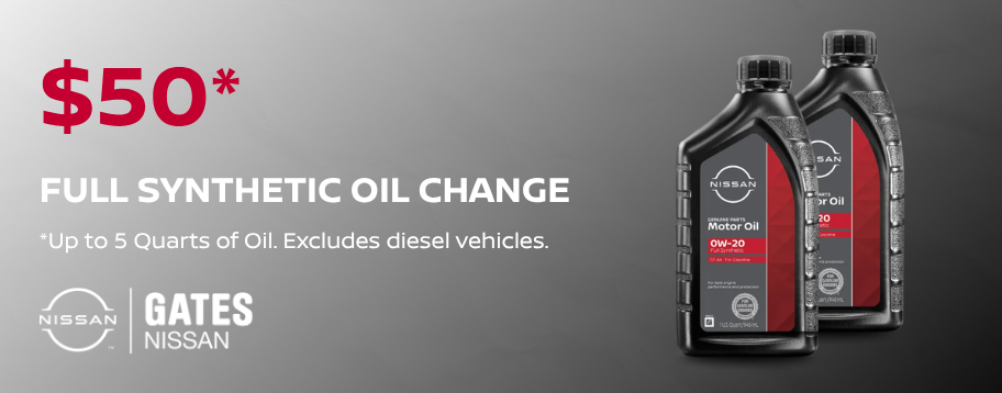 $50 Full Synthetic Oil Change, Up to 5 Quarts of Oil