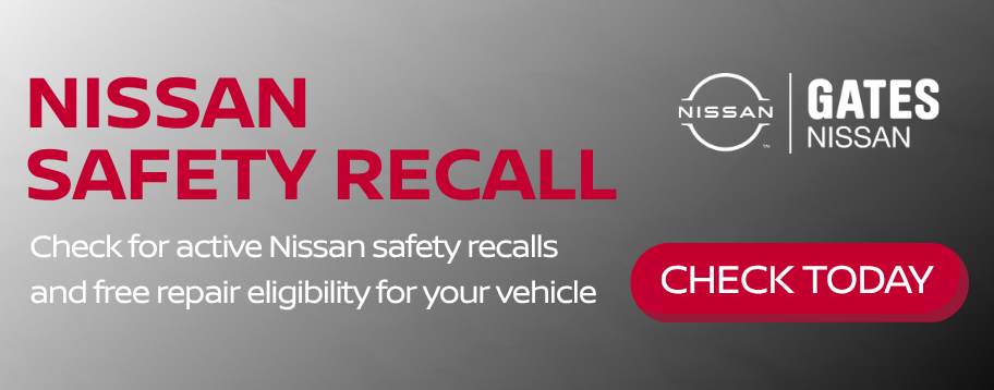 Nissan Safety Recall: check if your vehicle qualifies for a free safety recall repair today.