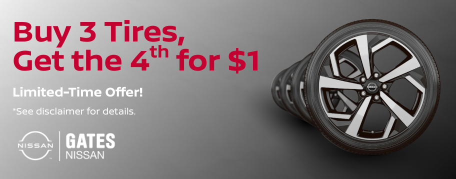 Buy 3 Tires, Get the 4th for $1