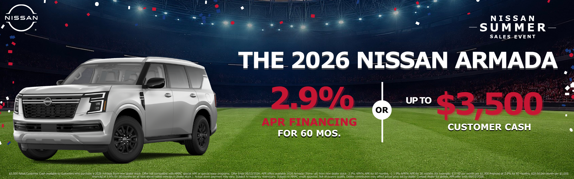 The NEW Armada at Gates Nissan